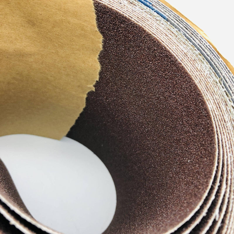 Hermes RB 377 YX Wide Cloth Sanding Belt 8" x 60" 80 Grit SG32 Pack of 10 4