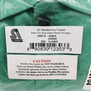 Steiner 12303 Welding Jacket XL 30" Weldlite Plus Green 9oz Grey Leather Sleeve 2
