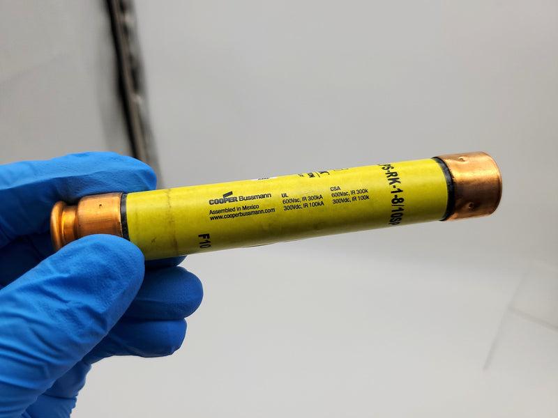 Bussmann LPS-RK-1-1/8SP Fuse 1.125A 600V Time Delay Low Peak 2