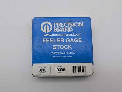 Precision Brand 19390 Steel Feeler Gauge Stock Roll 1/2" x 25ft x 0.010" 2