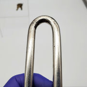 American 60 Series Padlock 3-1/8" L x .375" D Shackle 1-3/4" Brass Body USA Made 4