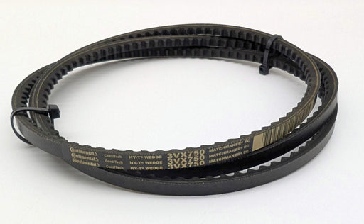 Continental 3VX750 Notched Belt 3/8" Width 75" Length 21/64" Thick Matchmaker 1