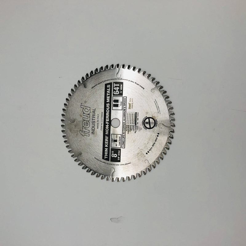 Freud LU77M008 Circular Saw Blade 8" With 5/8" Arbor Thin Kerf Non Ferrous Metal 11