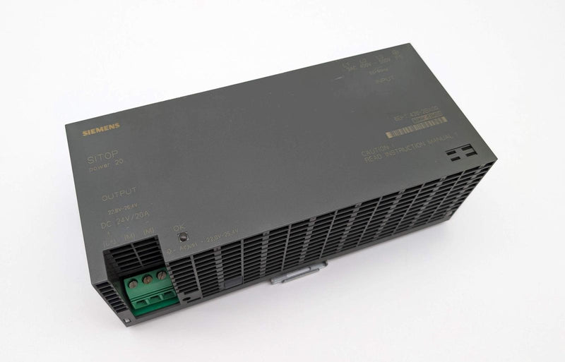 Siemens 6EP1436-2BA00 SITOP Power Supply 24V 20A 3 Phase Stabilized Power Supply 1