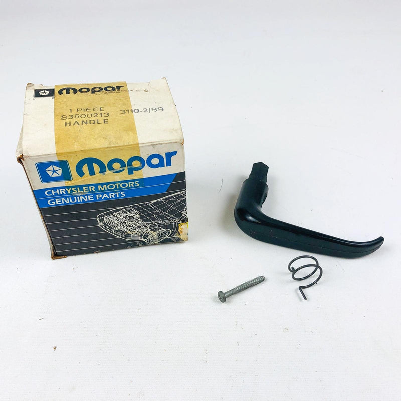 Mopar 83500213 Handle Black Plastic W Spring Screw OEM NOS Pt No 10244120 8