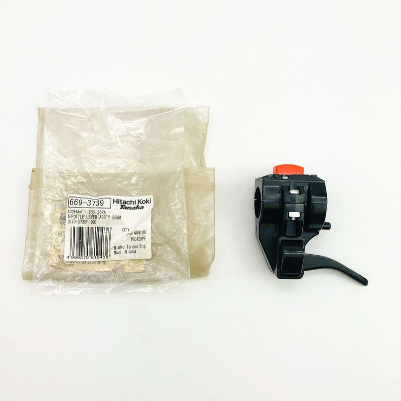 Tanaka 6693739 Throttle Lever Assembly for String Trimmer OEM NOS Rep 8703738F90 7