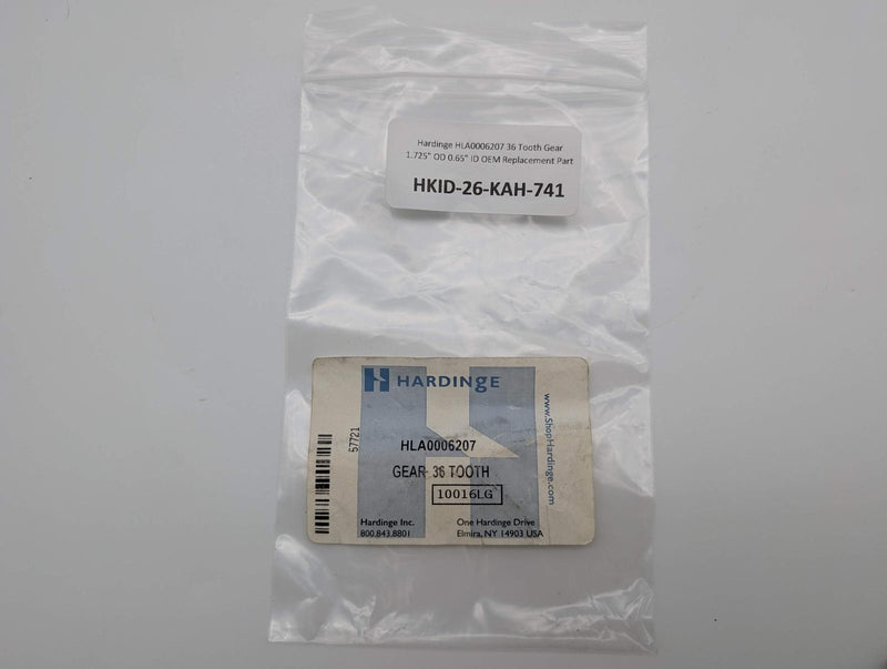 Hardinge HLA0006207 36 Tooth Gear 1.725" OD 0.65" ID OEM Replacement Part 4