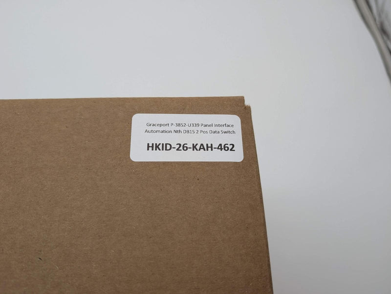 Graceport P-3852-U339 Panel Interface Automation Nth DB15 2 Pos Data Switch