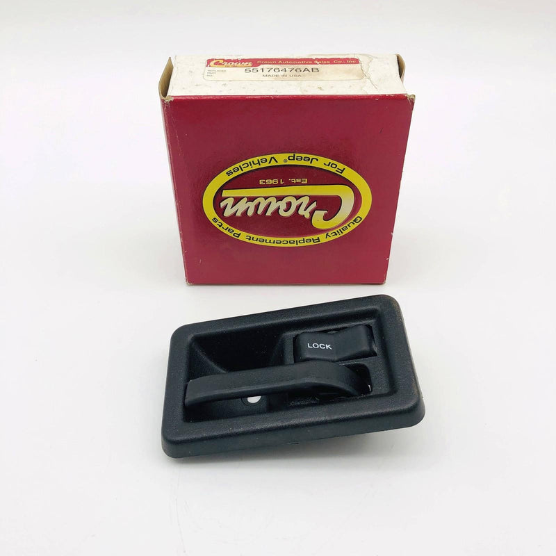 Crown 55176476AB Door Handle Black Plastic New Old Stock NOS Open 3