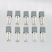 10x WAGO 281-402 Insulated Jumper Adjacent 32Amp 6mm W x 8mm H x 23.7mm D Gray 1