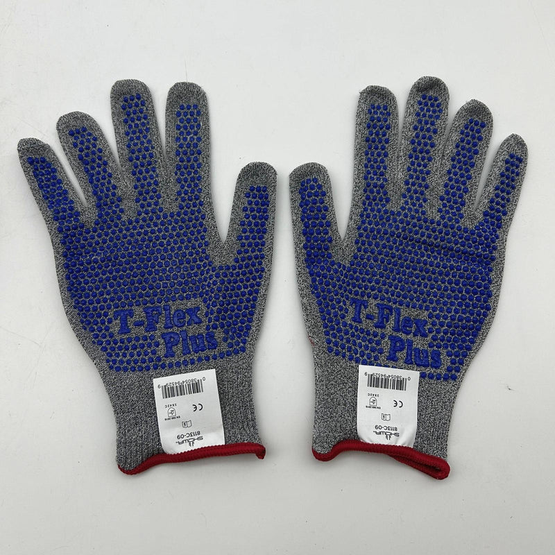 Showa 8113C Cut Resistant Gloves Size 9 Large T-Flex Plus Dotted Ambi 6 Pairs 6