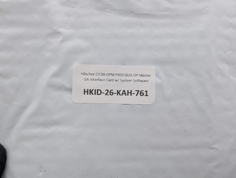Hilscher CIF30-DPM PROFIBUS-DP Master ISA Interface Card w/ System Software