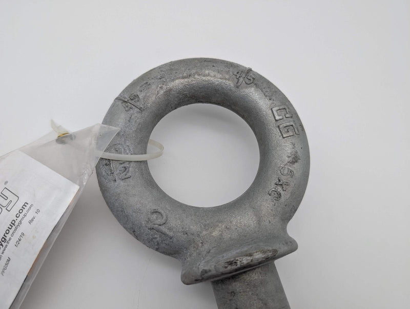 Crosby G227 Shoulder Eye Bolt 1-1/2" x 15" Forged Steel 24,000 WLL 1045372 2