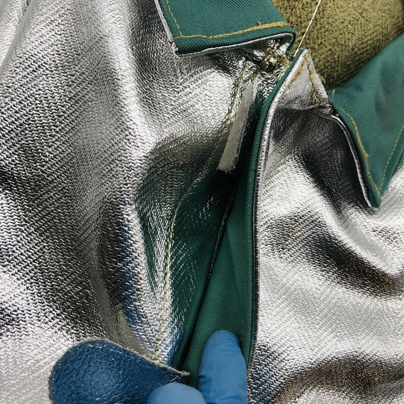 Steel Grip ACK 1136-50 Aluminized Coat 2XL Carbon Aramid 50" L FR Lining Welding 3