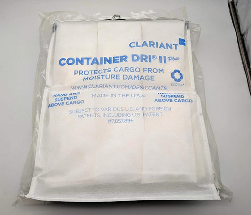 Clariant Cargo Container Desiccant Bags w/ Hanger 22"L x 18"W Pack of 6 1