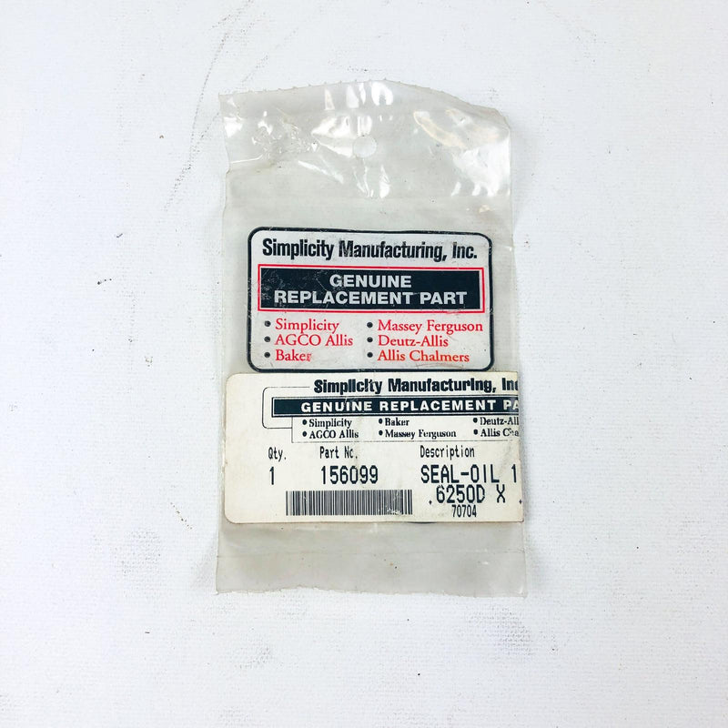Simplicity 156099 Seal Oil 1.489IDx1 OEM NOS Replaced by 2156099SM Sealed 8