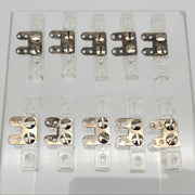 10x Ademco 181 Foil Blocks 1.4" Mounting Holes CTC 1-7/8" OAL USA Made 1