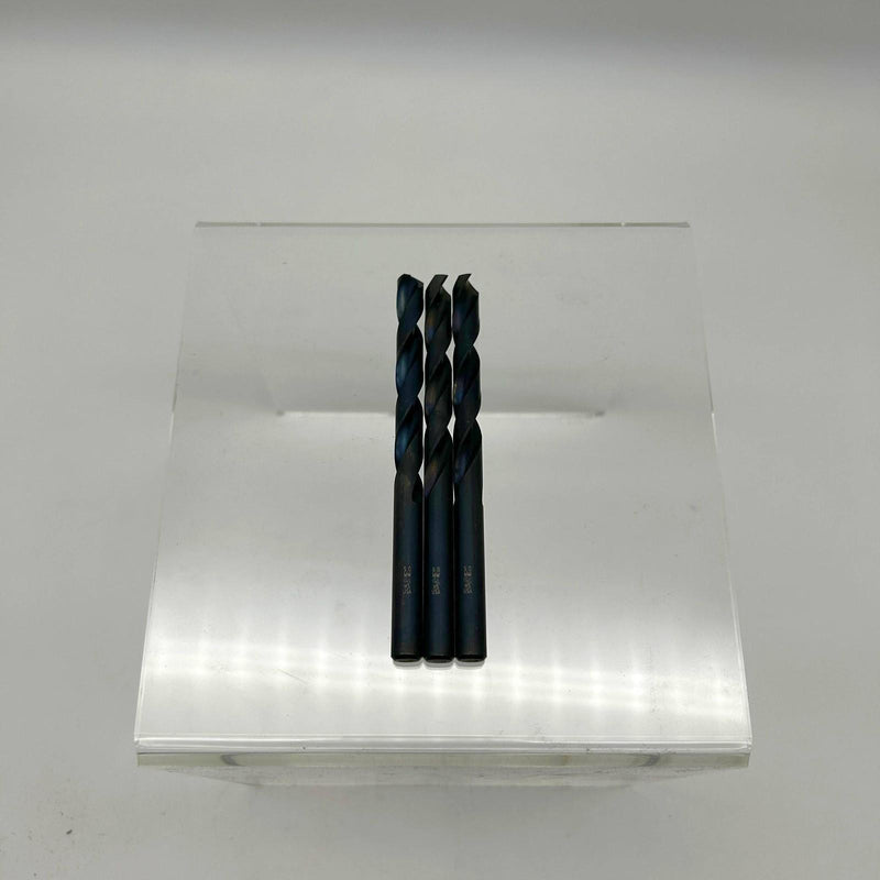 3pk Chicago-Latrobe 45885 Jobber Drill Bit Heavy Duty Black Oxide 150ASP 9.00mm
