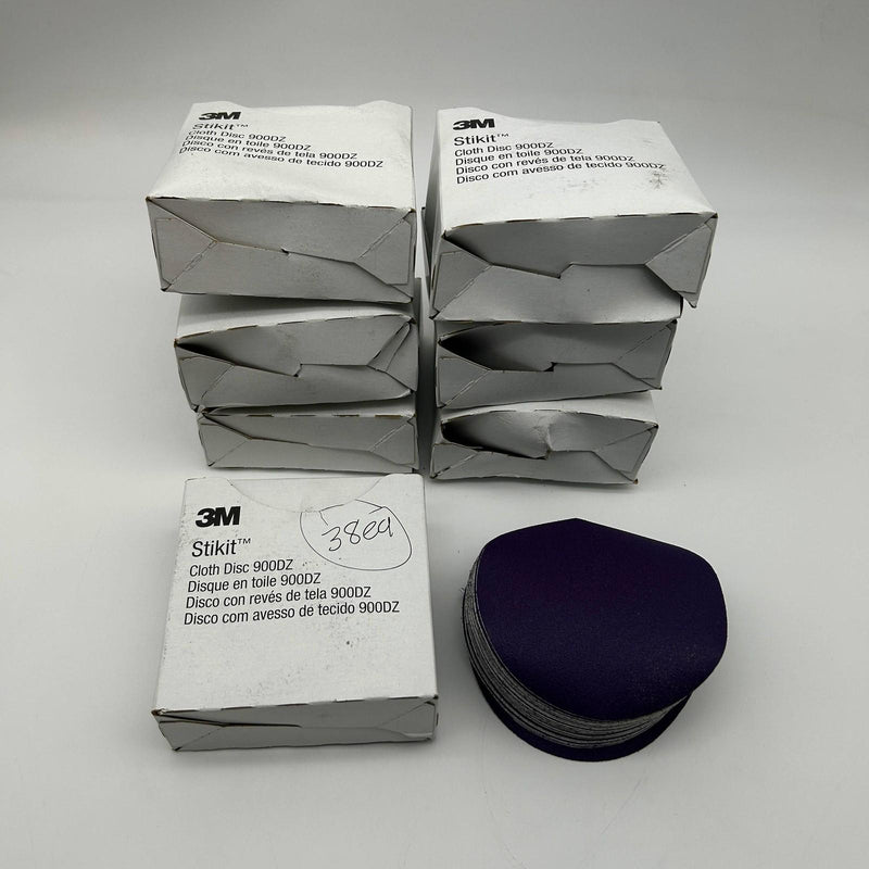 3M Stikit 49641 Cloth Disc 5inch 900DZ P120 Fine PSA Purple Lot of 338 Discs