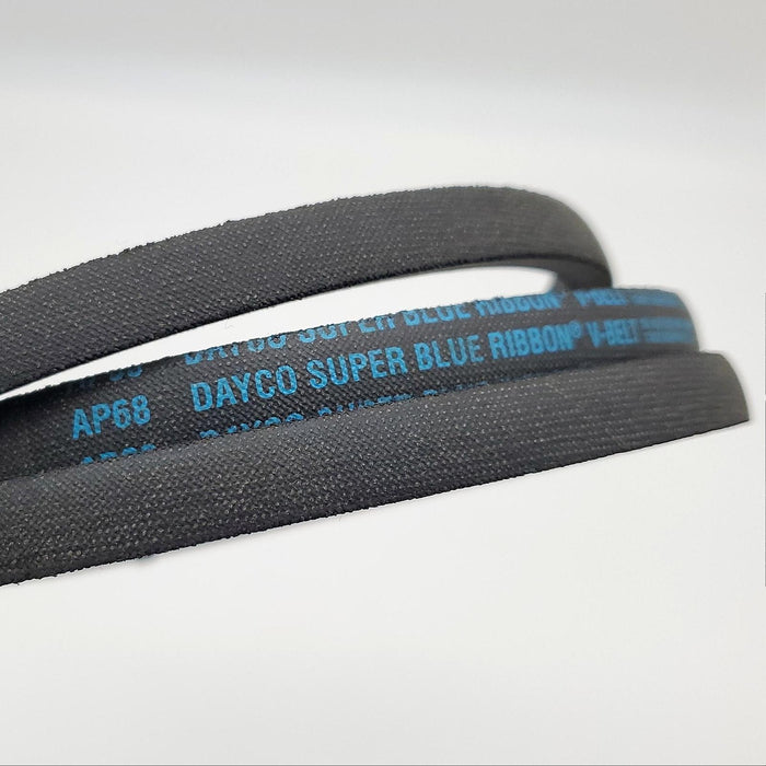 Dayco AP68 Belt Blue Ribbon 1/2" Width 70" Length 5/16" Thick 3