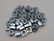 Aetna 1/2"-13 Regular Square Nut Zinc Plated 17404 Pack of 50 1