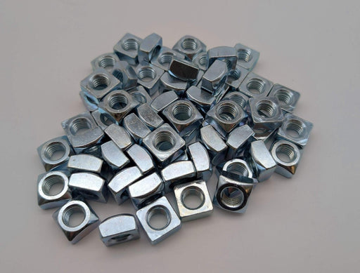 Aetna 1/2"-13 Regular Square Nut Zinc Plated 17404 Pack of 50 1