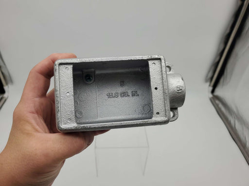 Crouse Hinds FS2 3/4" Conduit Device Box Single-Gang Shallow 15.6" CU 2