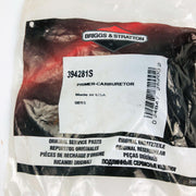 Briggs and Stratton 394281S Primer Carburetor OEM NOS Replces 1501723MA / 394281 4