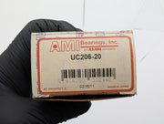 AMI UC206-20 Insert Bearing 1-1/4" ID 2.4409" OD Set Screw Bearing Insert 5