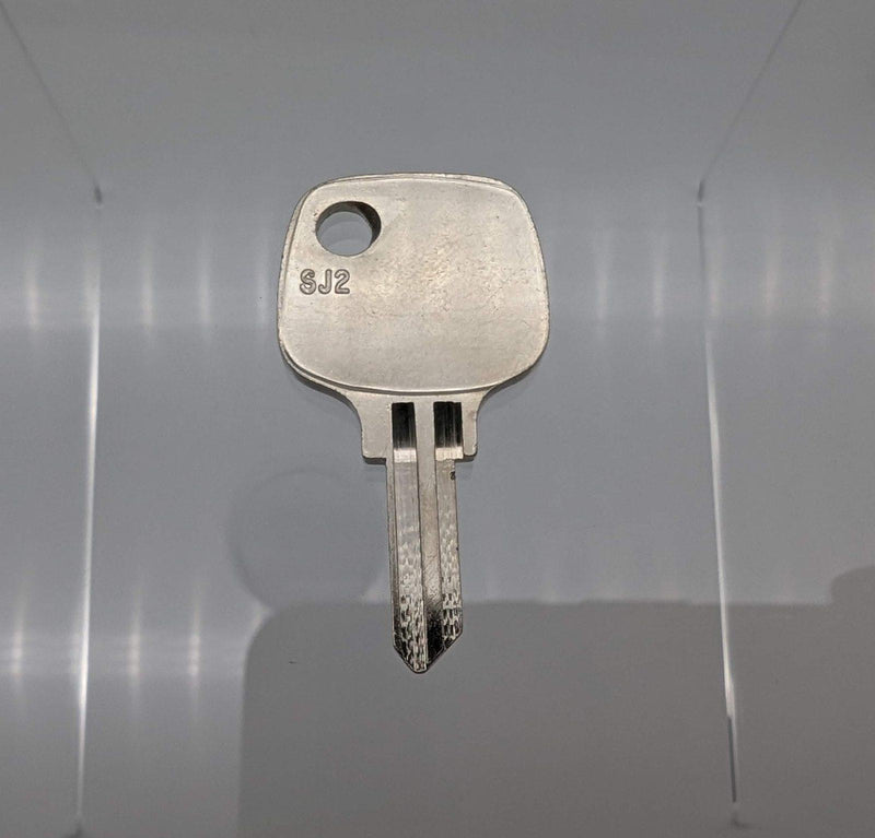 2x Ilco SJ2 Key Blanks Fits Some Subaru Vehicles Nickel Plated 3