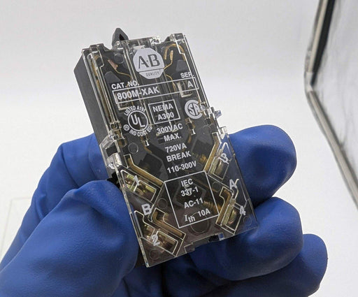 Allen Bradley 800M-XAK Contact Block for 800M Push Button 1 NO / 1 NC 1