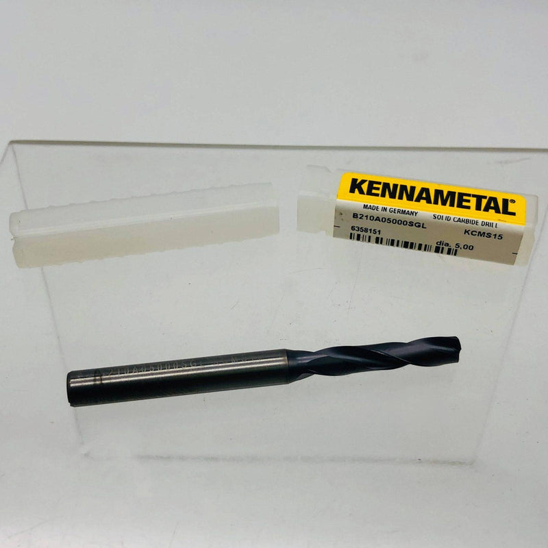 Kennametal 6358151 Carbide Drill Bit Coolant 3XD .1969 KCMS15 Grade Solid 1