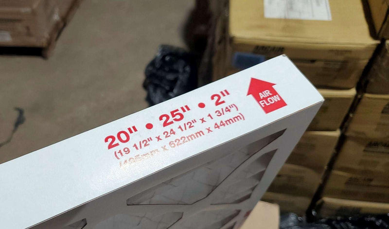 AAF Flanders 20x25x2 PREpleat Air Filters HC Merv 8 80255.022025 Pack of 12 2