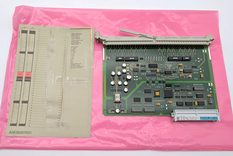 Siemens 6ES5466-4UA11 SIMATIC S5 AI466 High Speed Analog Input Module 16/8 CH