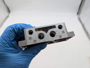 Festo VDMA 24345-A-1 Pneumatic Block G 1/4" Pneumatic G 1/8" Pilot Air Port 4