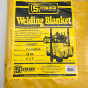 Stanco G2468Y Fiberglass Welding Blanket 24oz 6ft X 8ft Yellow 2