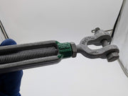 Green Pin 3/8" Turnbuckle Jaw Jaw 6" Take Up 1080lb LL SSGPGG1006 w/ Safety Bolt 5