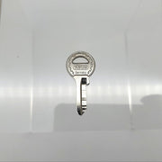 5x Abus 65-40-45 KB Padlock Key Blanks Keyway Nickel Plated Old Style 90240 NOS 1