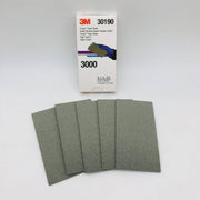 3M 30190 Foam Sheet Trizact Sanding 2-3/4 x 5-1/2 Hookit P3000 5 Sheets Per Pack 9