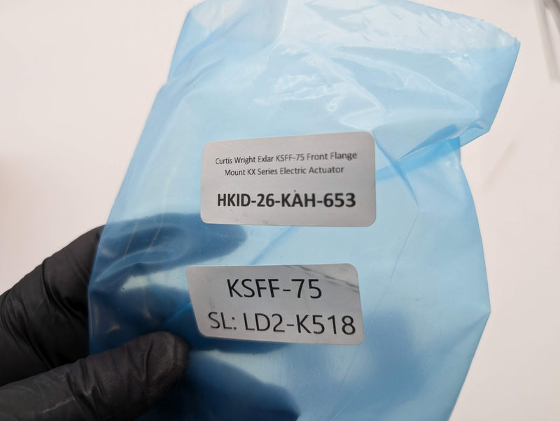 Curtis Wright Exlar KSFF-75 Front Flange Mount KX Series Electric Actuator