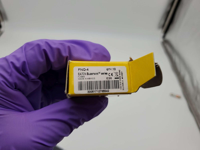 Bussmann FNQ-4 Fuses 4A 500V Time-Delay Pack of 10 4