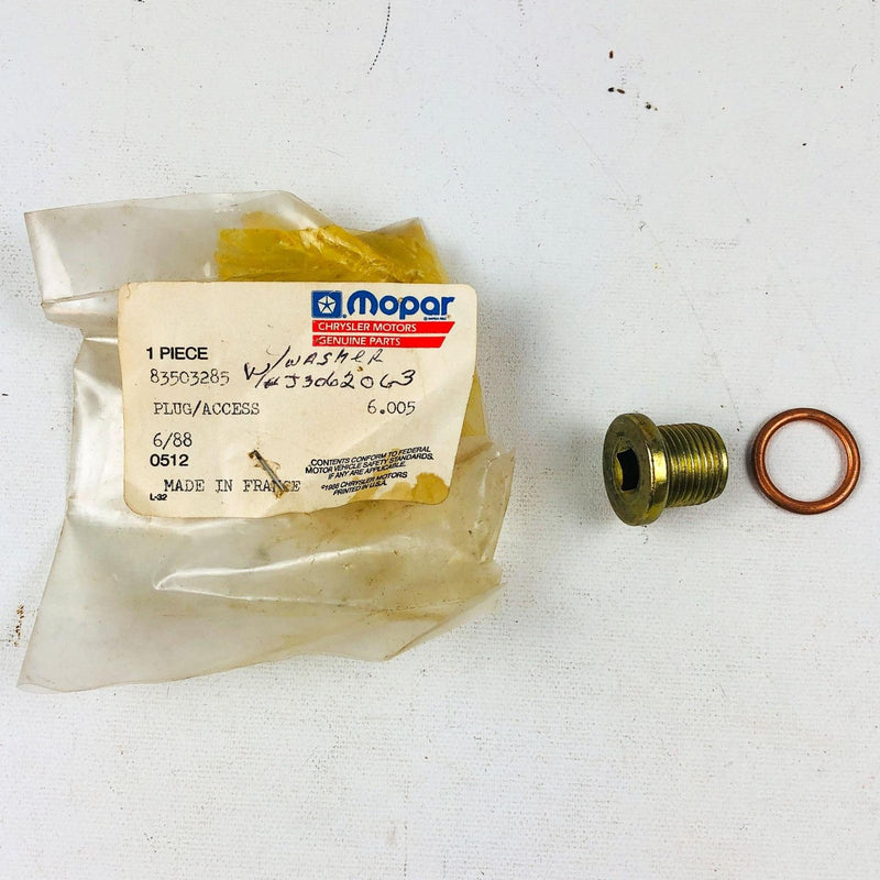 Mopar 83503285 Oil Drain Plug J3062063 OEM NOS Open 1