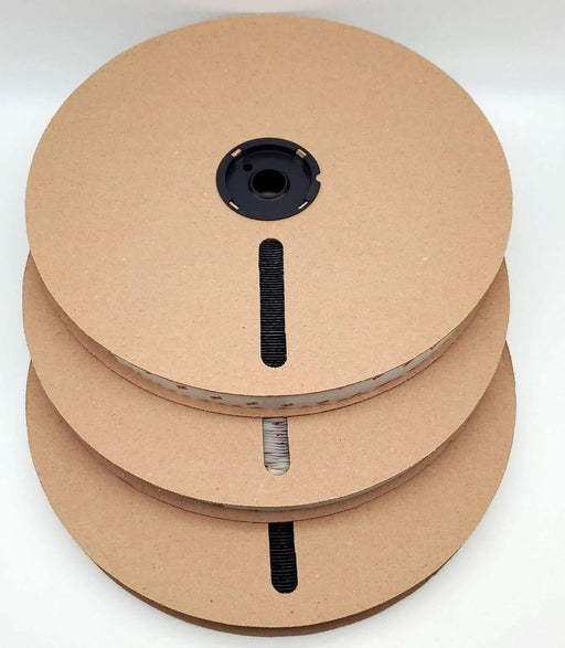 3M Loop Fastener 1" x 50 yd Black SJ3527N 0.15" Thick Self Adhesive 3 Rolls 1