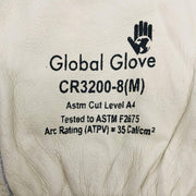 Global Glove CR3200 Drivers Work Gloves Size Medium Keystone Leather 6 Pairs 2