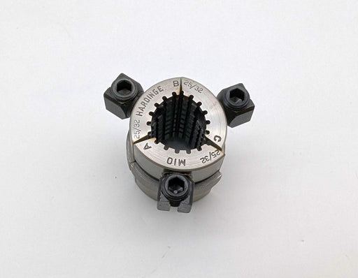 Hardinge M10 25/32" Round Serrated Collet Pads 3-Segment for M10 Collet 1