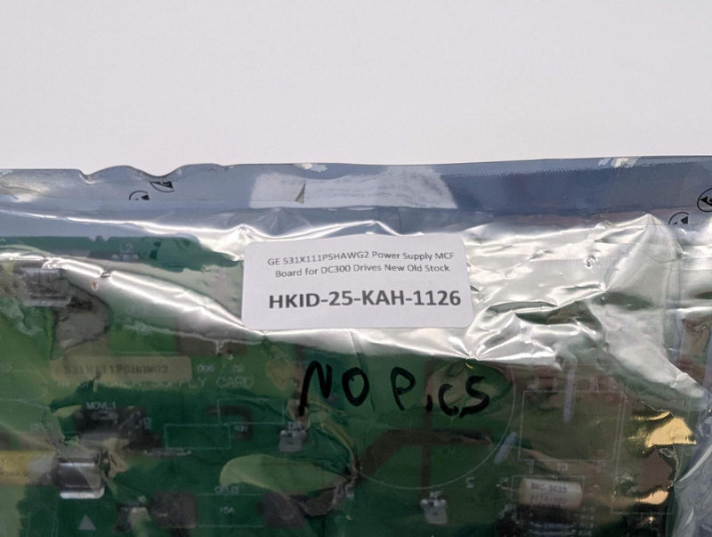 GE 531X111PSHAWG2 Power Supply MCF Board for DC300 Drives New Old Stock 6