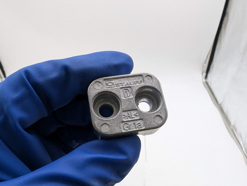 Stauff CRA-112A-AL-IS-M-W3-K Clamp Kit w/ Channel Rail Adaptor 12mm Body Size 2