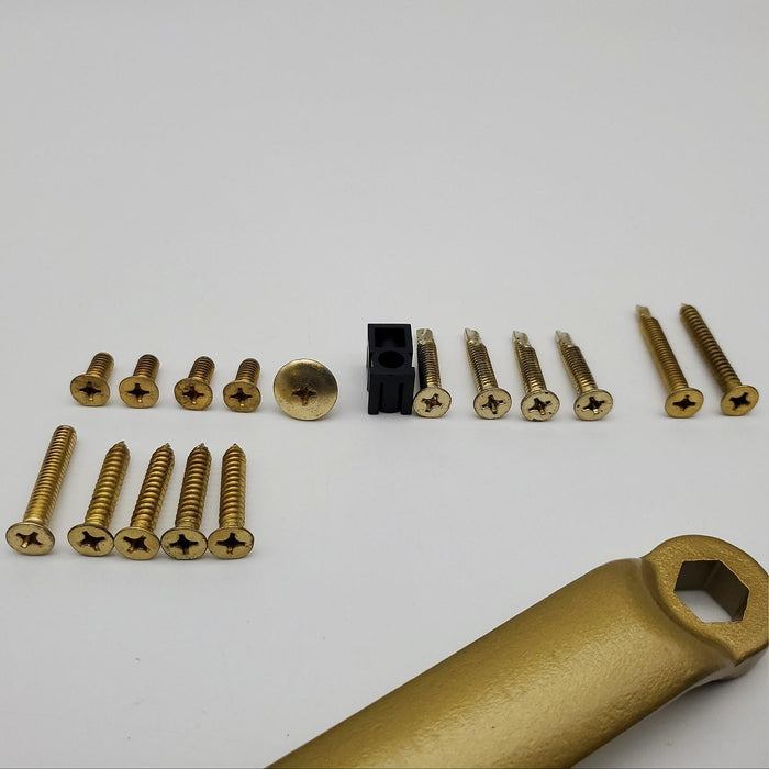 Design Hardware 416 Closer Arm Heavy Duty Deadstop Gold Finish fits 416 Closers 9
