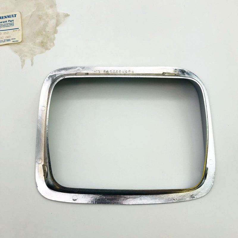 AMC Jeep 56030069 Headlight Trim Bezel Chrome Plastic Left Hand LH OEM NOS 4