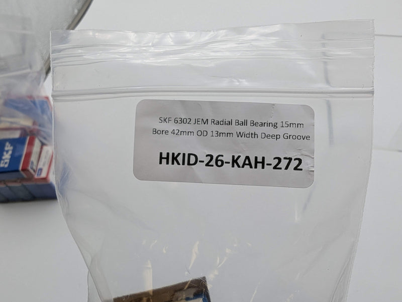 SKF 6302 JEM Radial Ball Bearing 15mm Bore 42mm OD 13mm Width Deep Groove 4
